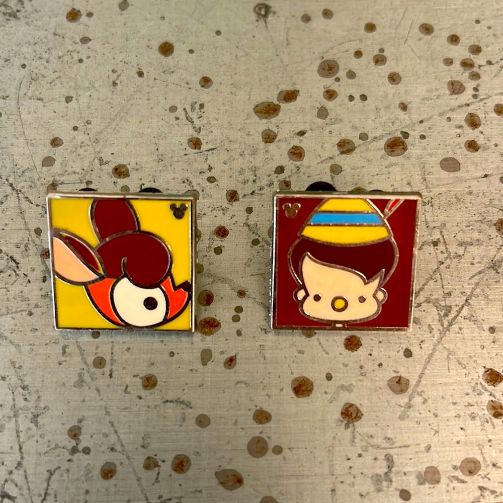 Disney Bambi and Pinocchio pins